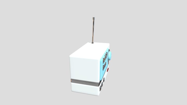 Simple radio 3D Model