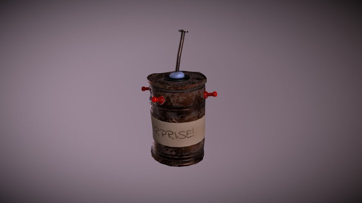 Beancan Landmine 3D Model