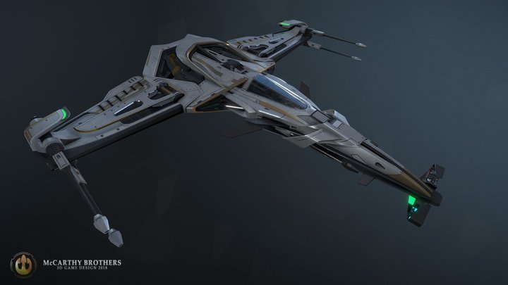 X-Blade (Fury Class) 3D Model