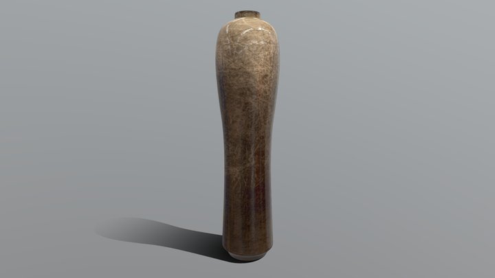 Hand painted vase 3D Model