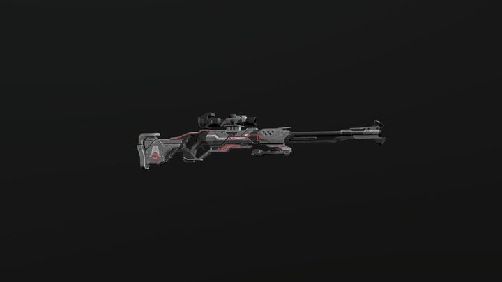 Rifle Industry AR Precisor P50 3D Model