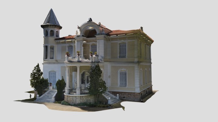 Villa Zoura - RC 3D Model