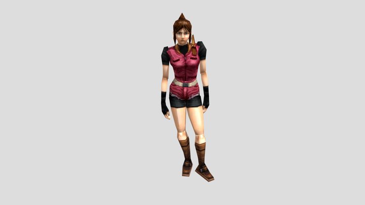 Claire Redfield RE 2 3D Model