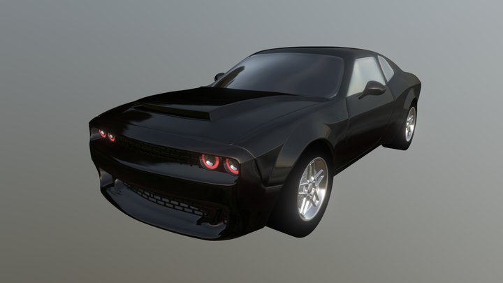 Dodge Challenger Demon 3D Model