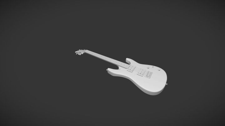 Guitar 3D Model