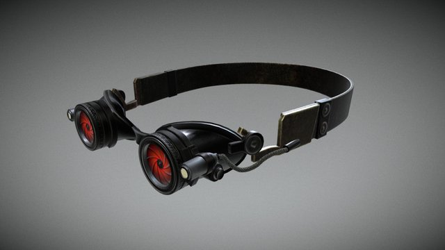 Night vision goggles (Project R) 3D Model