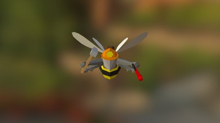 Bees Knees - Worker Bee T3 3D Model