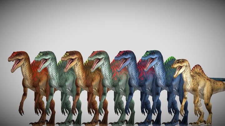JWE Spinoraptor Pack – Modèle 3D gratuit STL