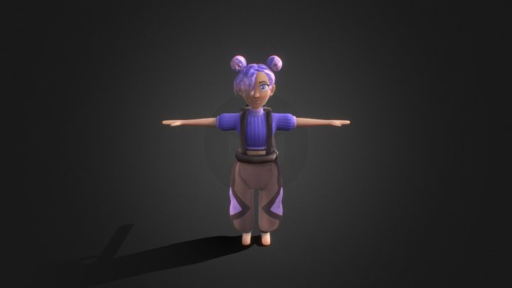 Original Game Character Model 3D Model
