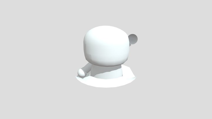 b 3D Model