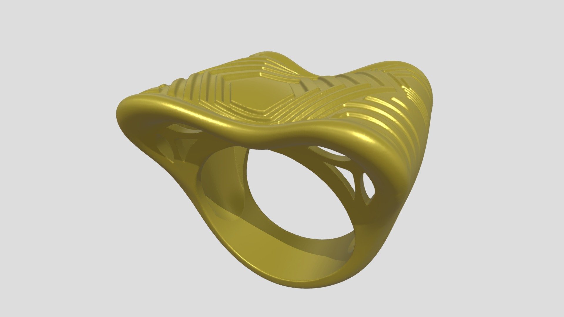 optical art ring hexagon - Buy Royalty Free 3D model by ra ...