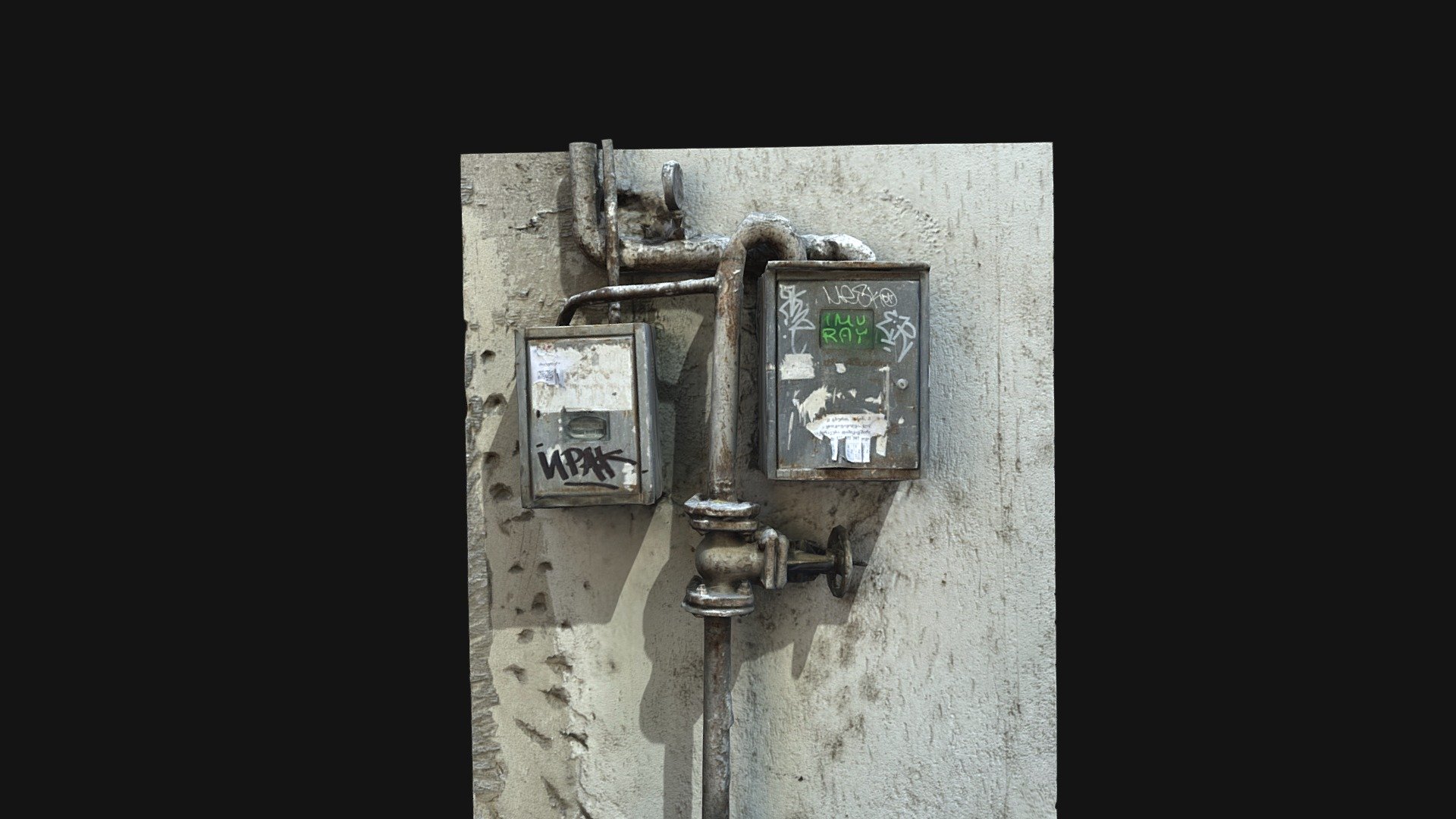 Street Gas Meter