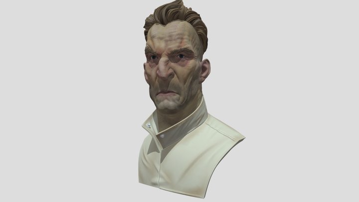 Dishonored bust 3D Model