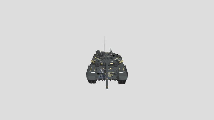 T-90A Manhattan Cafe 3D Model