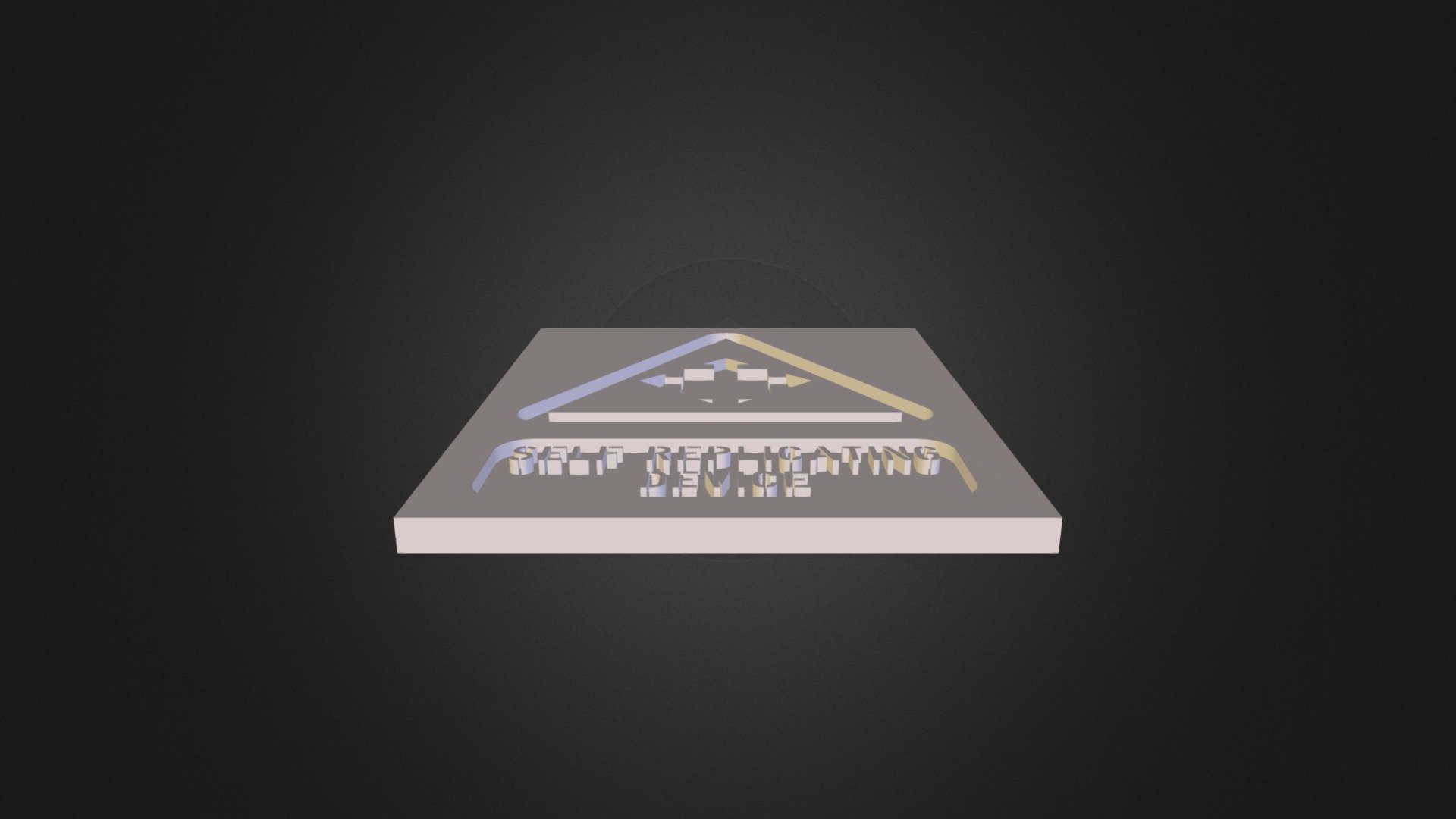 Warning: Self-replicating device - 3D model by 3dindustries [d31a3ae ...