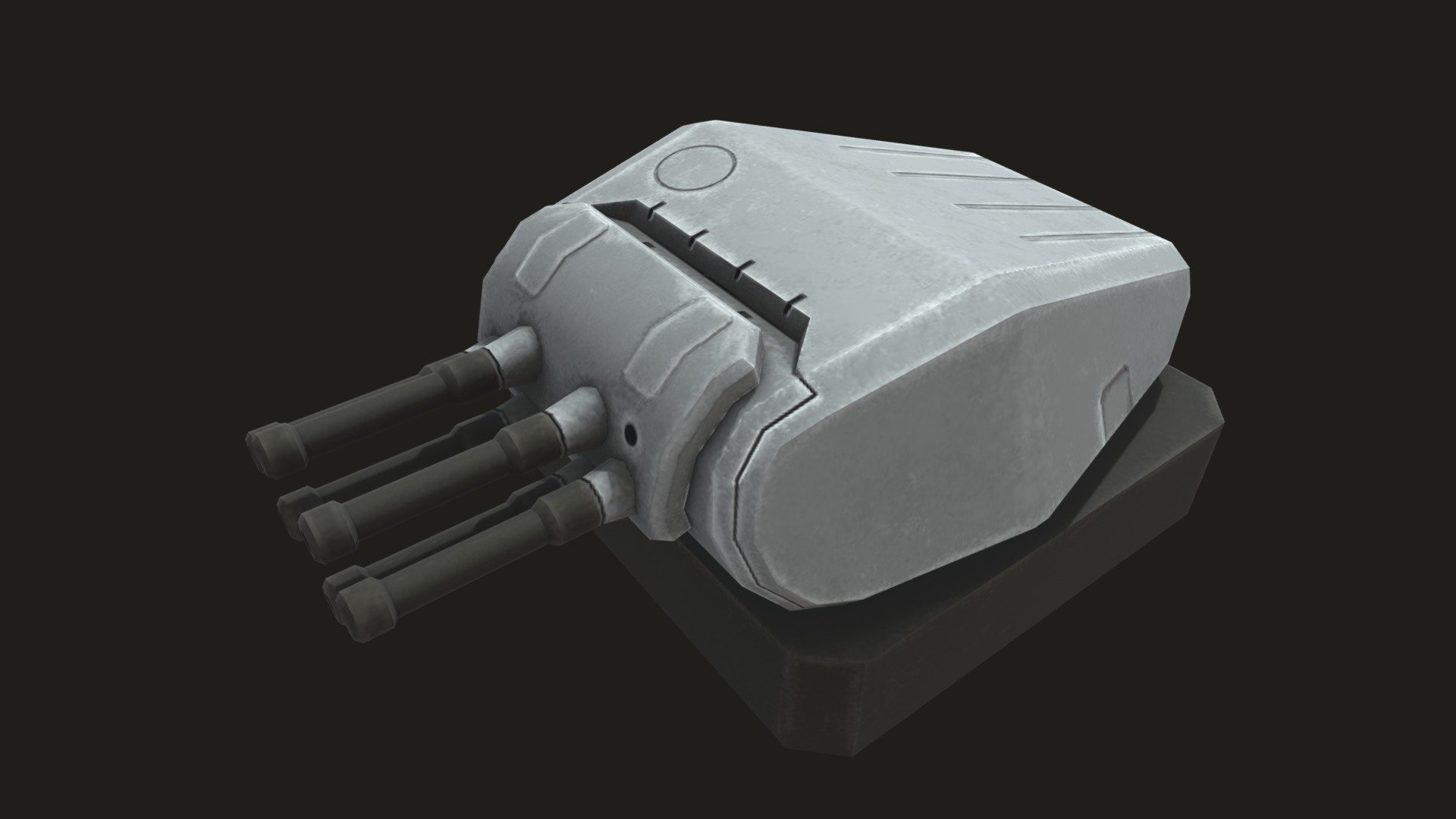 Nebulous Project Avalanche Autocannon 3D model by Gwyvern [d31b51d