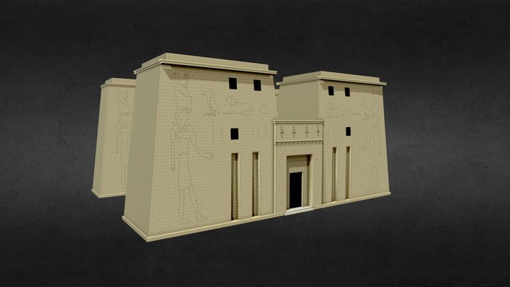 Memphis Palace - Lowpoly Model 3D Model