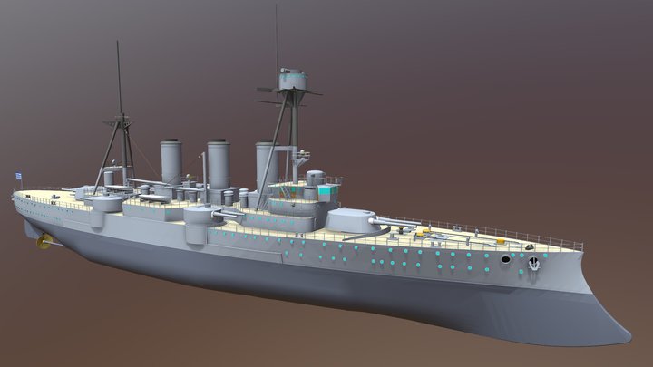 Georgios Averof – Free 3D Model STL