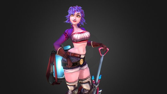 Gilli Fauwler The cosmic gardener 3D Model