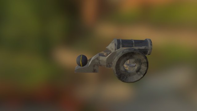 Cannon All Export 3D Model