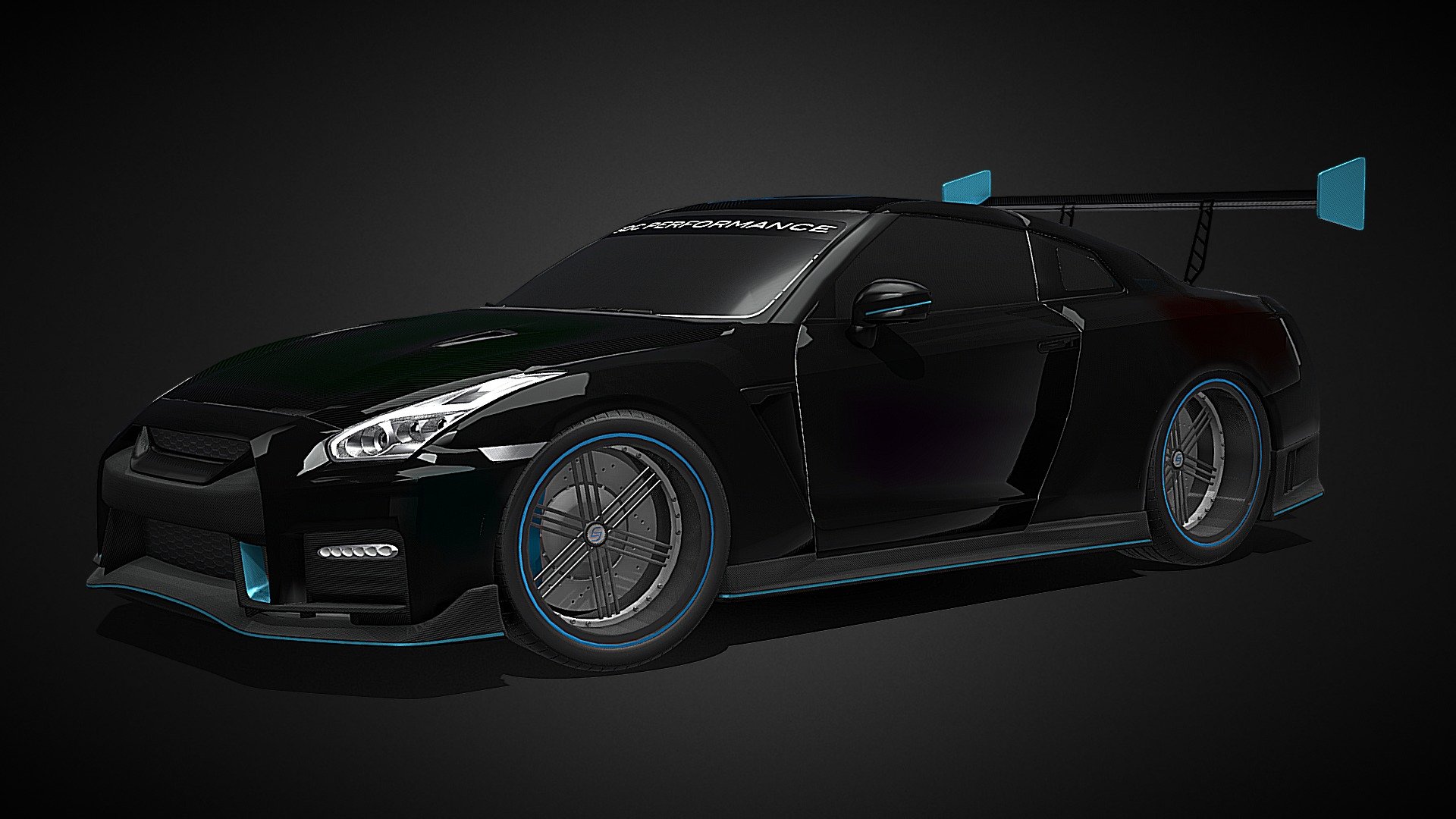 ( FREE ) Tuning Nissan GT-R SDC - Download Free 3D model by SDC ...