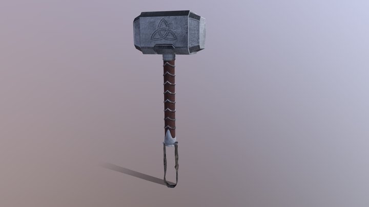 Thor Hammer 3D Model
