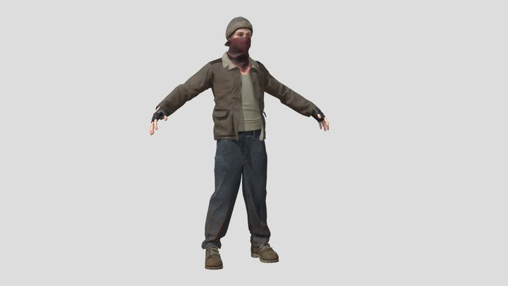 Russian Thug 3D Model
