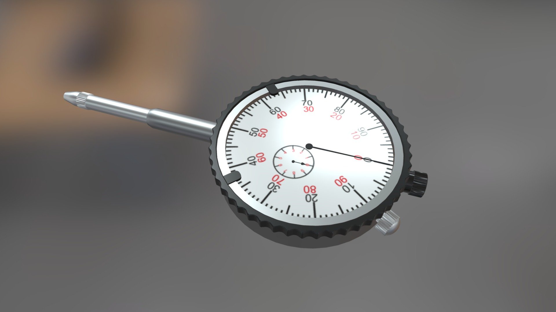 Dial indicator 3D model by VALDISLOVE (origamipsp) [d320e4c] Sketchfab