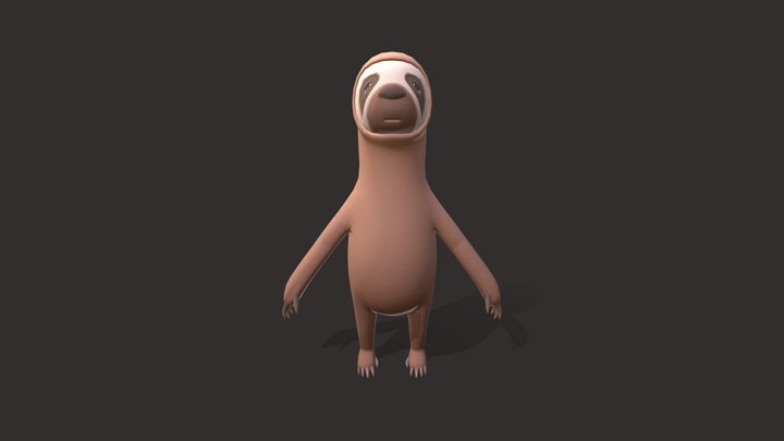 Sloth Zombie Pack 3D Model