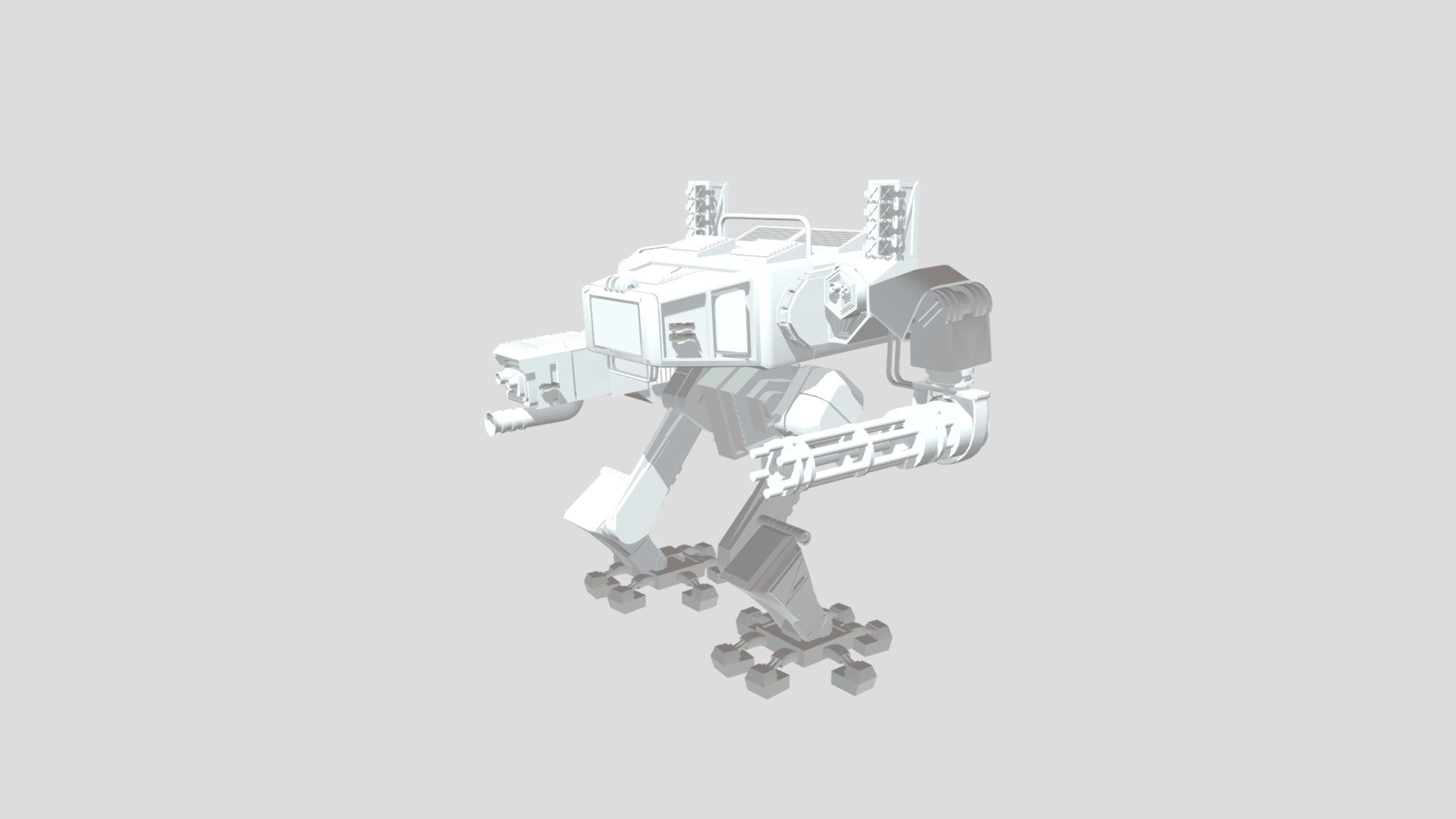 Mech Model - Download Free 3D model by jitdebnath162 [d321951] - Sketchfab