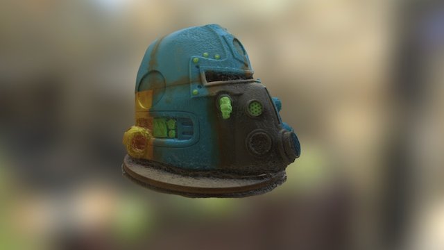 Fallout 4 Helmet Photogrammetry HP 3D Model