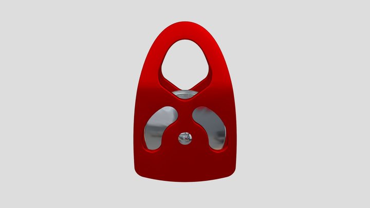 medium single prussik- aluminium 3D Model
