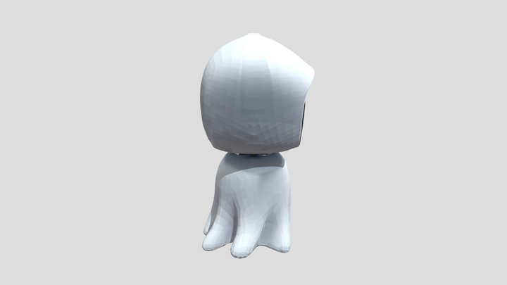 鏡頭君（low） 3D Model