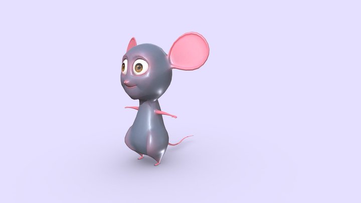 3D Rat 3D Model