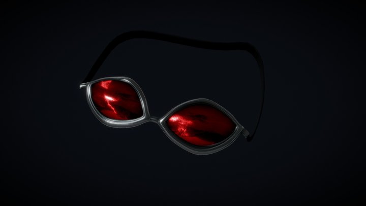 Catwoman Glasses 3D Model