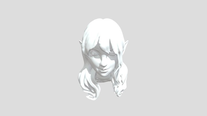 Leory Lee - Elf Bawang Putih - UTS 3D Sculpting 3D Model