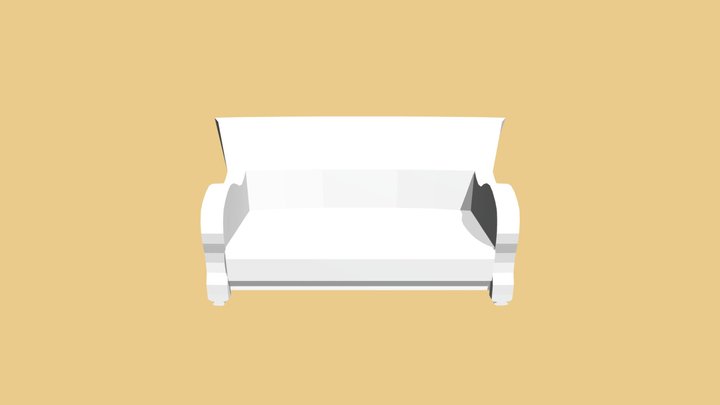 L Rdoublesofa 3D Model