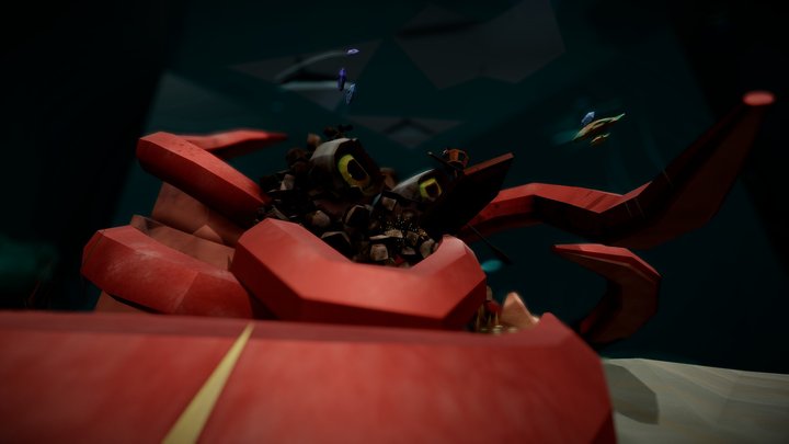 Pirate Along The Bottom 3D Model