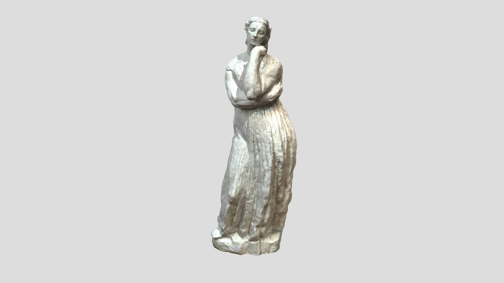 Plaster Sculpture Of A Woman