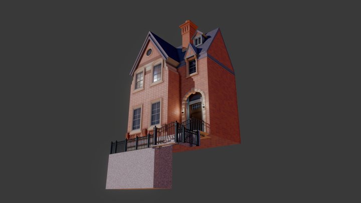 Stuart Little Home - Brick House Reproduction 3D Model
