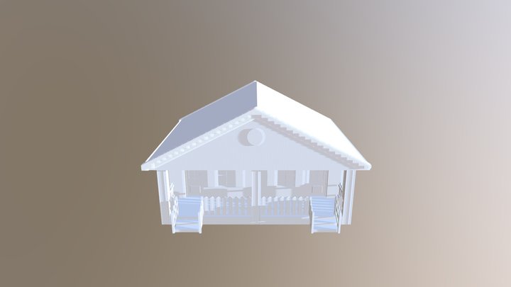 Standard Lodge OBJ 3D Model
