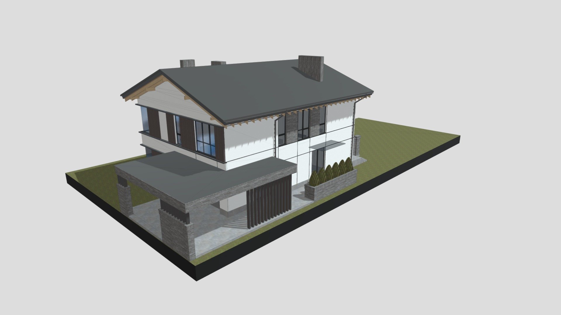 Дом с зимним садом 07-07-2026 — Sketchfab embed 3D viewer