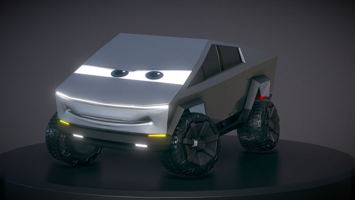 Tesla CyberTruck CARS FanArt 3D Model