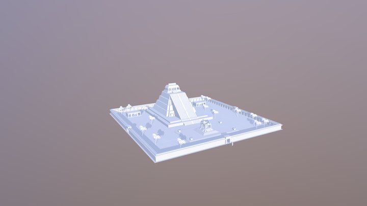 Aztec Temple 3D Model