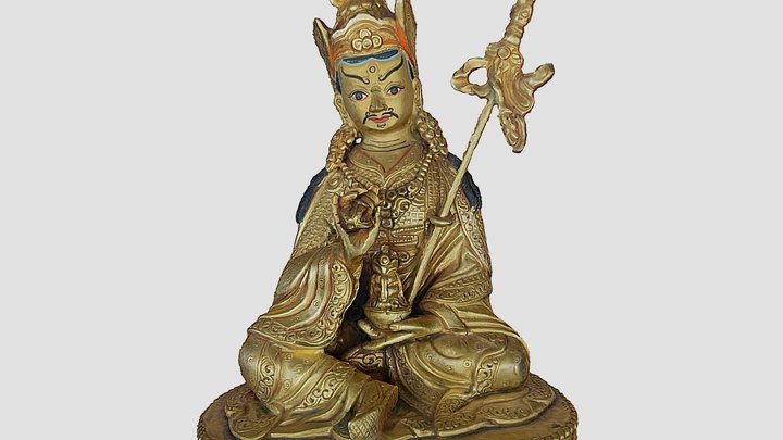 guru Rinpoche 3D Model