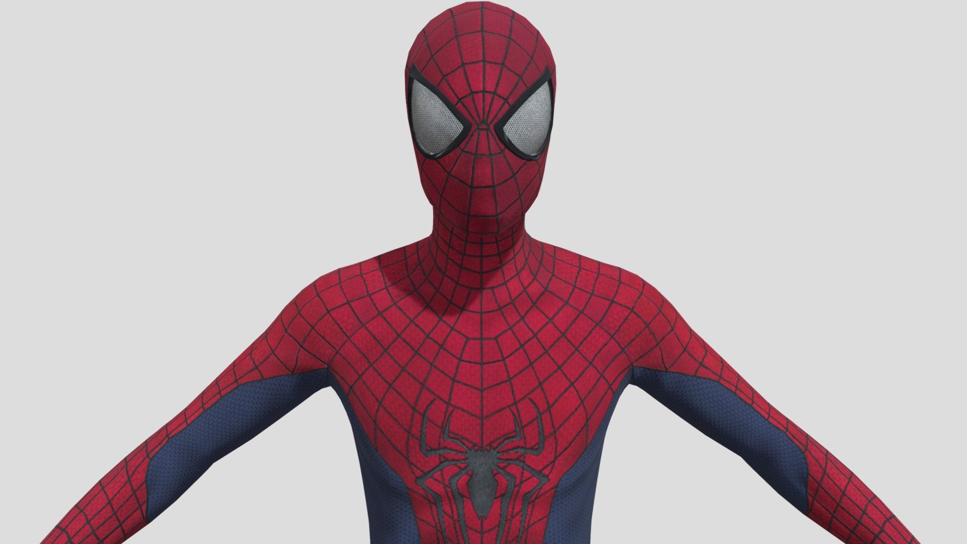 The Amazing Spiderman 2 (Andrew Garfield) 3D Model. 