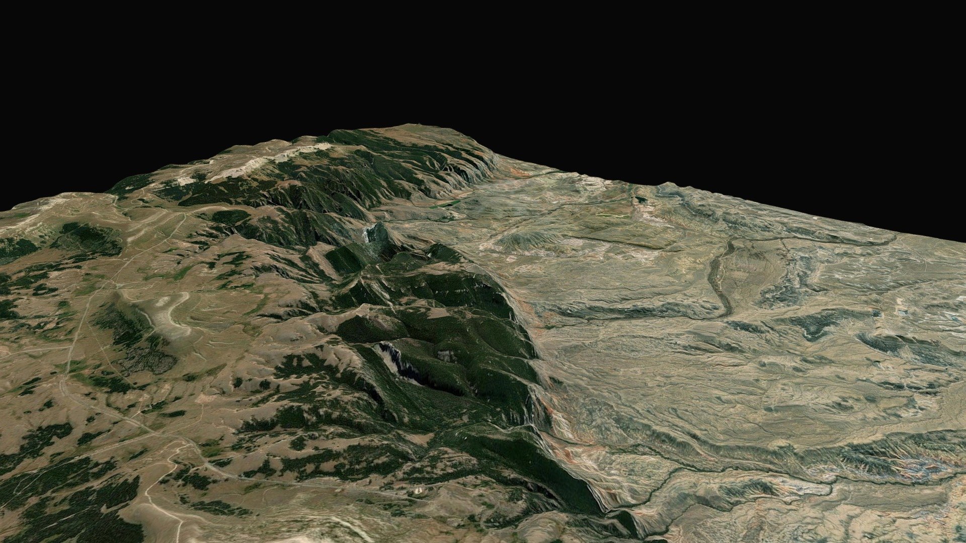 Margin of Bighorn Basin, Wyoming