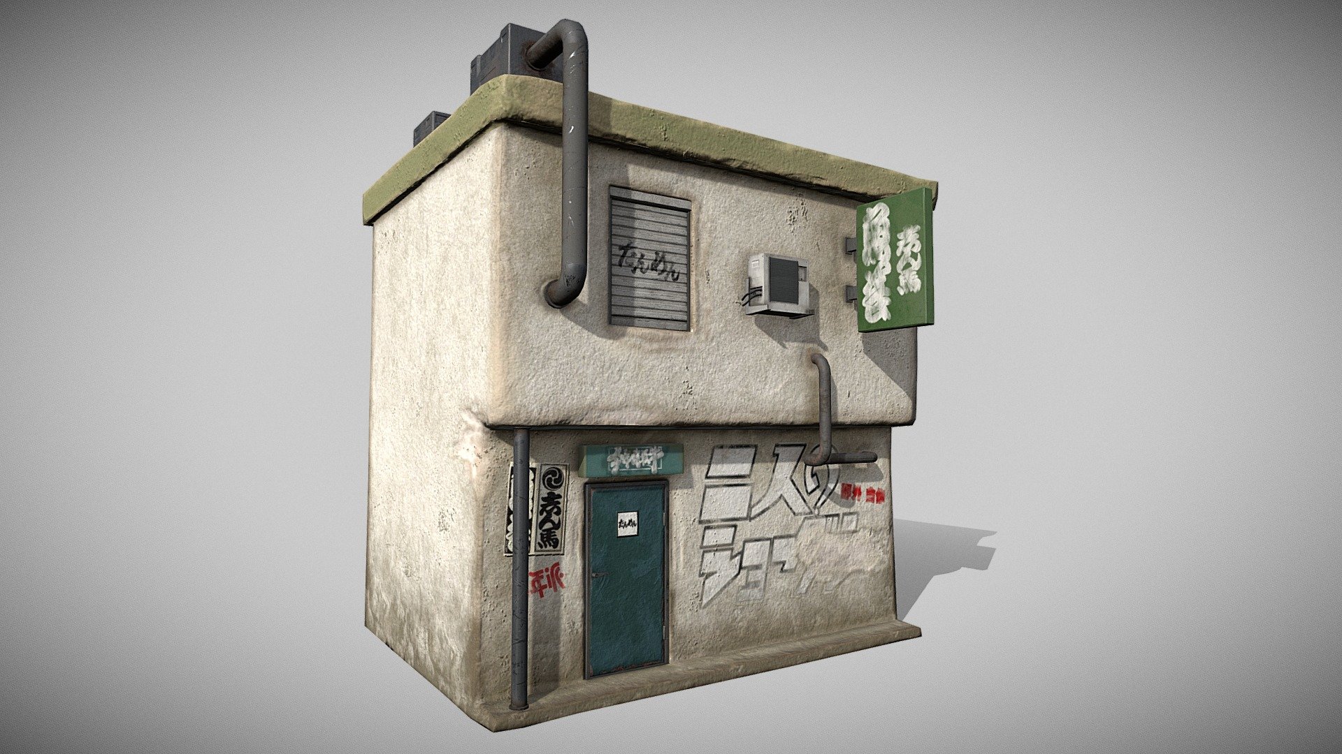 Asian Build3 of personal project "Asian street"