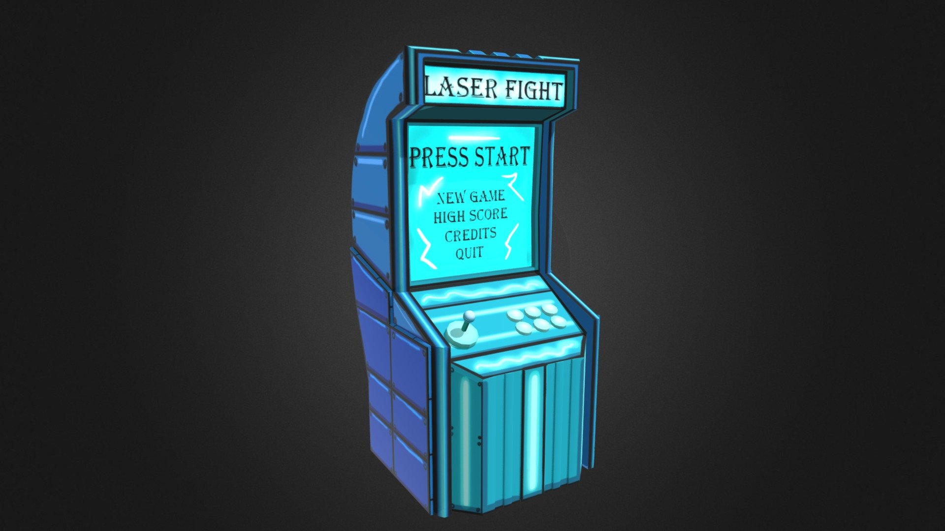 Laser fight Arcade - Download Free 3D model by Sekerio [d32cc81 ...