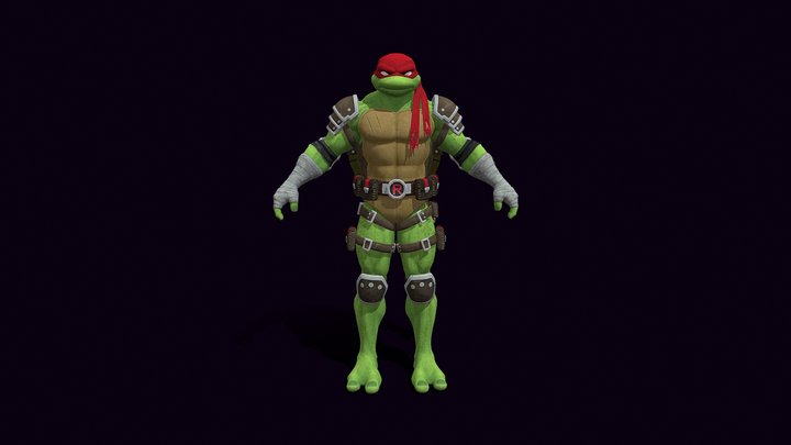 tmnt-raphael-fortnite 3D Model